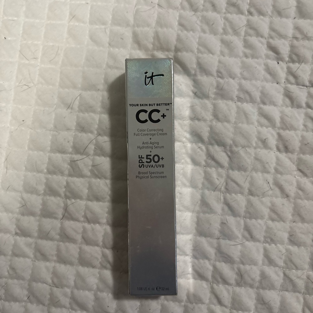 It Cosmetics CC+ Full Coverage Cream - Silver Packaging Medium NEW